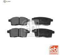 Brake pads Rear Axle 116370 FEBI BILSTEIN for MAZDA CX-7 CX-9
