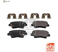 Brake Pads Set fits KIA RIO Mk4 Rear 1.0 1.25 1.4 1.4D 2017 on 58302A6A33 Febi