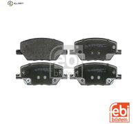 Brake Pads Set fits JEEP COMPASS MP 1.4 Front 2017 on 52094174 K2AMV3886AA Febi