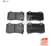 Brake pads Rear Axle 116382 FEBI BILSTEIN for CHRYSLER CHEVROLET JEEP TESLA