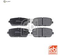 Brake Pads Set fits MAZDA MX5 Mk3, Mk4, ND 2.0 Rear 05 to 20 PEXF NFY72446Z Febi