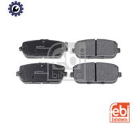 Brake pads Rear Axle 116386 FEBI BILSTEIN for MAZDA FIAT ABARTH