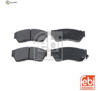 Brake pads Front Axle 116389 FEBI BILSTEIN for SUZUKI TATA