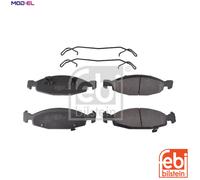 Brake pads Front Axle 116392 FEBI BILSTEIN for JEEP GRAND CHEROKEE Mk II
