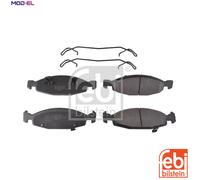 Brake pads Front Axle 116392 FEBI BILSTEIN for JEEP GRAND CHEROKEE Mk II