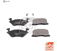 Brake pads Front Axle 116393 FEBI BILSTEIN for TOYOTA STARLET