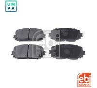 FEBI BILSTEIN 116401 Disc Brake Brake Pad Set Front Fits Toyota Yaris/Vitz