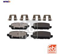 Brake Pads Set fits HONDA HR-V RU8 1.6D Rear 2015 on N16A3 43022T2JH00 Febi New