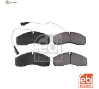 Brake pads Front Axle 116407 FEBI BILSTEIN for NISSAN CABSTAR NT400 CABSTAR