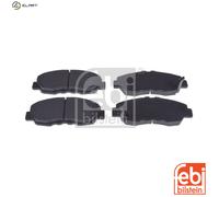 Brake pads Front Axle 116408 FEBI BILSTEIN for HONDA CR-V I CIVIC VI Coupe