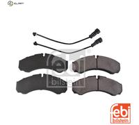 Brake pads Rear Axle 116409 FEBI BILSTEIN for NISSAN CABSTAR NT400 CABSTAR