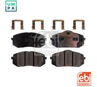 Brake Pads Set fits KIA SOUL Mk2 1.6D Front 14 to 16 D4FB 58101B2A60 Febi New