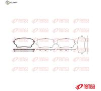 Brake pads Front Axle 1166.01 REMSA for SUZUKI GRAND VITARA I GRAND VITARA II