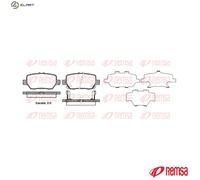 BRAKE PAD SET DISC BRAKE 1168.02 FOR HONDA J37A2/J37A3 3.7L J35A8 3.5L 6cyl