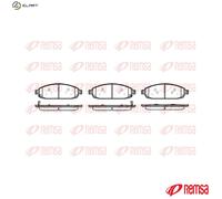BRAKE PAD SET DISC BRAKE 1173.02 FOR JEEP GRAND/CHEROKEE/III/SUV COMMANDER 3.7L
