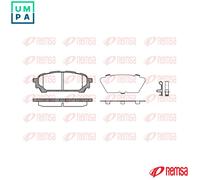 REMSA 1176.01 Brake pad set