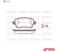 REMSA 1178.00 Brake pad set