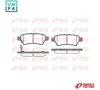REMSA 1188.01 Brake pad set