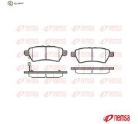 REMSA 1188.01 Brake pad set