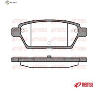 REMSA 1195.10 Brake pad set