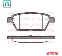 REMSA 1195.10 Brake pad set