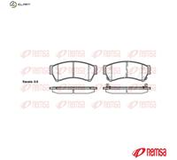 REMSA 1196.02 Brake pad set