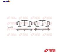 REMSA 1196.02 Brake pad set