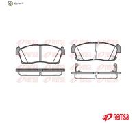 REMSA 1199.02 Brake pad set