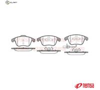 REMSA 1219.11 Brake pad set