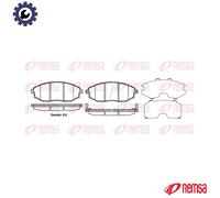 REMSA 1223.02 Brake pad set