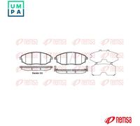 BRAKE PAD SET DISC BRAKE 1223.02 FOR CHEVROLET 2H0 1.8L L34/T20SED 2.0L 4cyl
