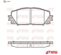 REMSA 1224.10 Brake pad set