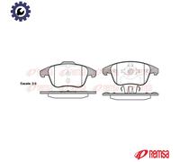 REMSA 1249.00 Brake pad set