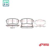 BRAKE PAD SET DISC BRAKE 1288.02 FOR HYUNDAI GRAND/STAREX/Travel/II/H-1 iLOAD