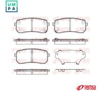 REMSA 1288.12 Brake pad set
