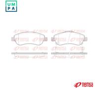 BRAKE PAD SET DISC BRAKE 1289.02 FOR HONDA CR-V/IV/SUV/III/Mk K24A1 2.4L 4cyl