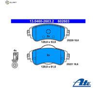 ATE Brake Pads 13.0460-2603.2 for CITROËN C4 II, C4 II Hatchback Van