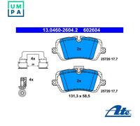 BRAKE PAD SET DISC BRAKE 13.0460-2604.2 FOR LAND ROVER DEFENDER/Van/Station 2.0L