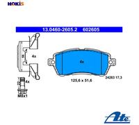 Fits ATE 13.0460-2605.2 Brake Pad Set, disc brake UK Stock