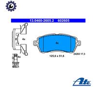 BRAKE PAD SET DISC BRAKE 13.0460-2605.2 FOR FORD STJB/STJD/STJC 1.2L 4cyl