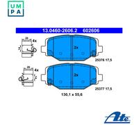 ATE 13.0460-2606.2 Brake pad set