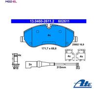 ATE 13.0460-2611.2 Brake pad set