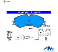 ATE 13.0460-2611.2 Brake pad set