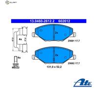 ATE 13.0460-2612.2 Brake pad set