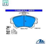 ATE 13.0460-2619.2 Brake pad set