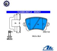ATE 13.0460-2621.2 Brake pad set
