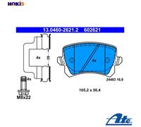 BRAKE PAD SET DISC BRAKE 13.0460-2621.2 FOR VW PASSAT/Magotan BMR/CBBB 2.0L 4cyl