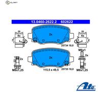BRAKE PAD SET DISC BRAKE FOR JEEP CHEROKEE/HATCH/MÉDIO/SUV/VAN EDD/ED6 2.4L 4cyl