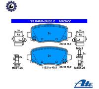 BRAKE PAD SET DISC BRAKE 13.0460-2622.2 FOR JEEP EBT/EBS 2.0L ED8/ED6/EDD 2.4L