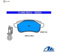 ATE 13.0460-2624.2 Brake pad set